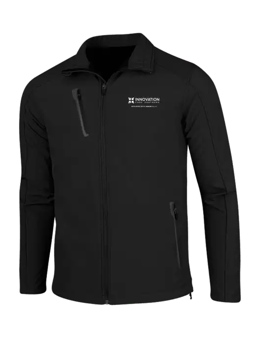Black Welded Softshell Jacket w/Innovation Care Partners Logo