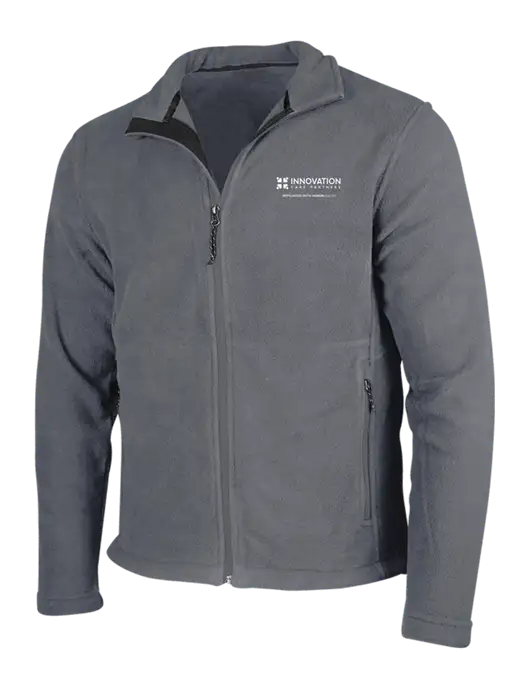 Medium Grey Fleece Jacket w/Innovation Care Partners Logo