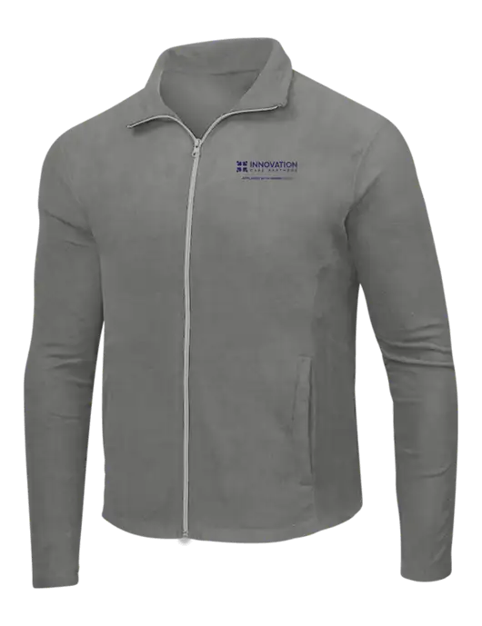 Medium Grey Microfleece Jacket w/Innovation Care Partners Logo