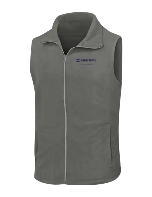 Medium Grey Microfleece Vest w/Innovation Care Partners Logo