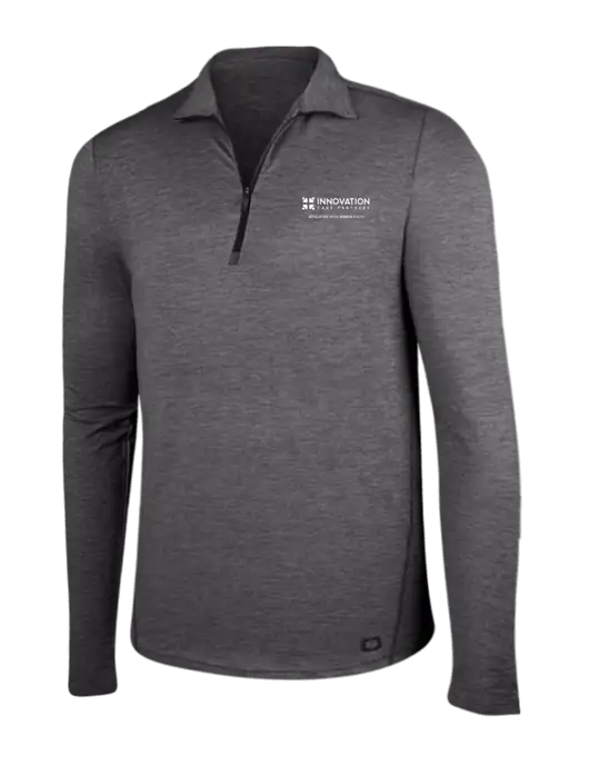 OGIO Gear Grey Heather Endurance Force 1/4 Zip w/Innovation Care Partners Logo