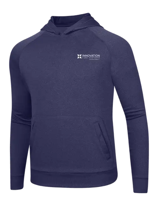 Tech True Navy Fleece Hooded Sweatshirt w/Innovation Care Partners Logo