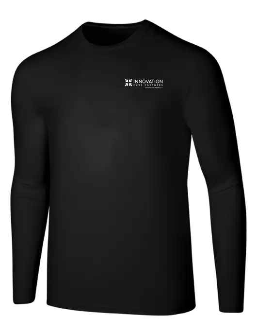 Seriously Soft Black Long Sleeve T-Shirt w/Innovation Care Partners Logo
