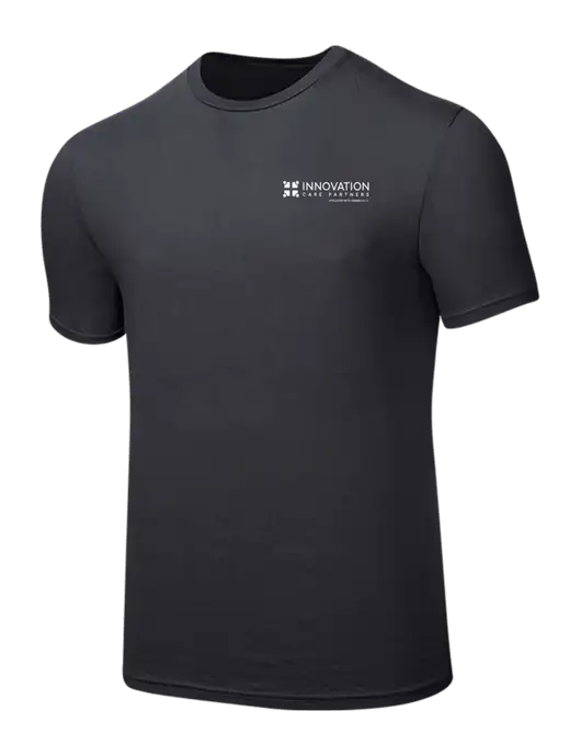 Seriously Soft Charcoal T-Shirt w/Innovation Care Partners Logo