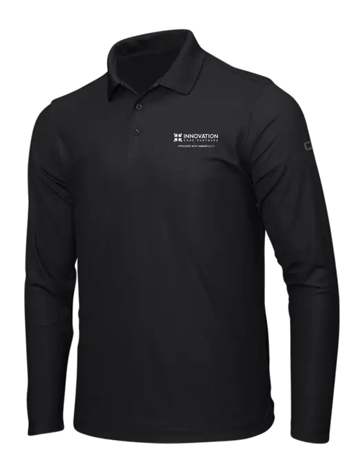 OGIO Blacktop Caliber 2.0 Long Sleeve Polo w/Innovation Care Partners Logo