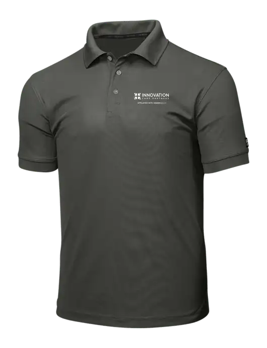 OGIO Medium Grey Caliber 2.0 Polo w/Innovation Care Partners Logo