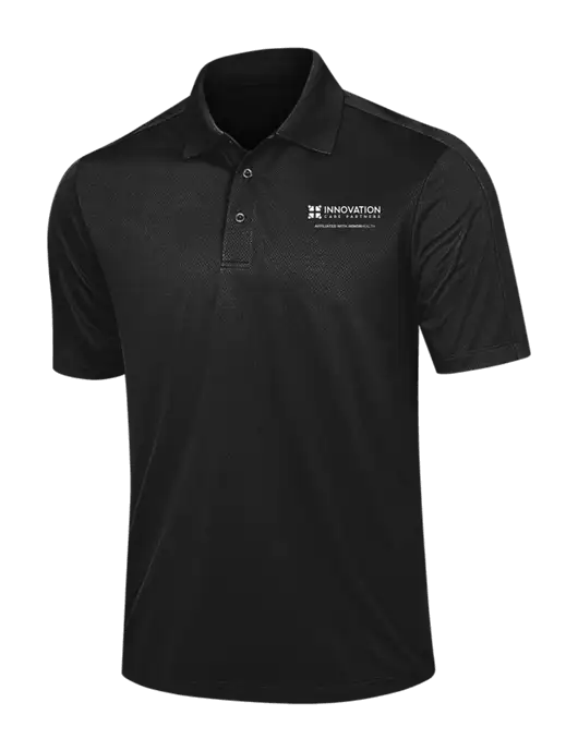 Black Diamond Textured Jacquard Polo w/Innovation Care Partners Logo