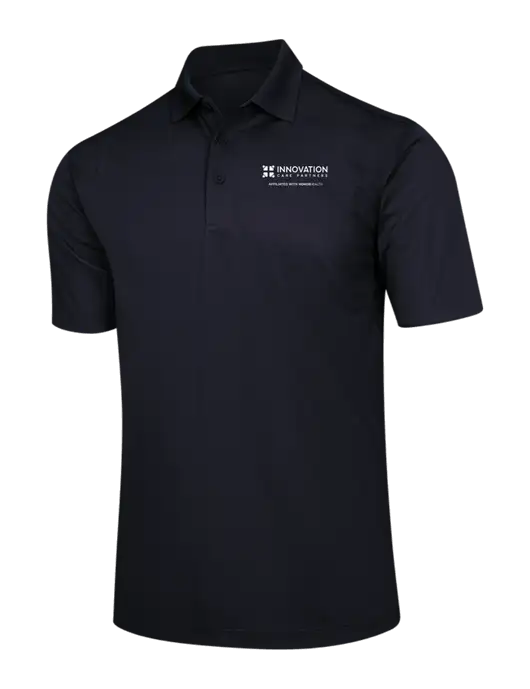 Black Micropique Sport-Wick Polo w/Innovation Care Partners Logo