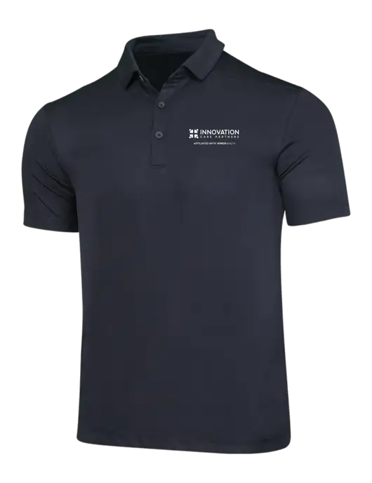 Black Posi-UV Pro Polo w/Innovation Care Partners Logo