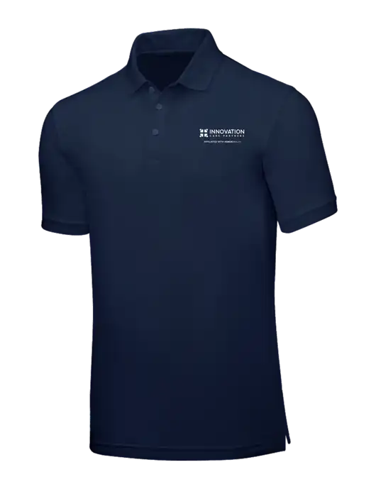 Navy Blue Core Classic Pique w/Innovation Care Partners Logo