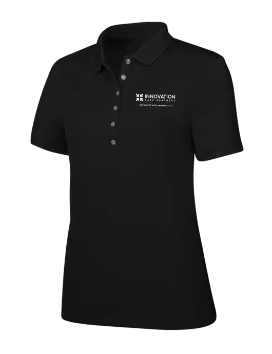 Callaway Womens Ottoman Black Polo w/Innovation Care Partners Logo