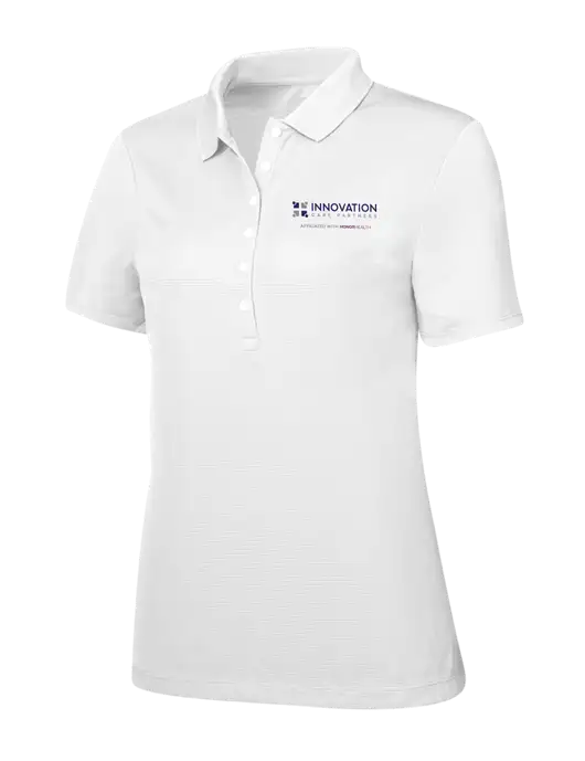 Callaway Womens Ottoman Bright White Polo w/Innovation Care Partners Logo