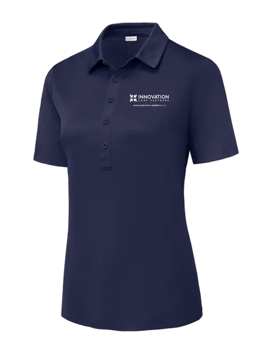 True Navy Womens Posi-UV Pro Polo w/Innovation Care Partners Logo