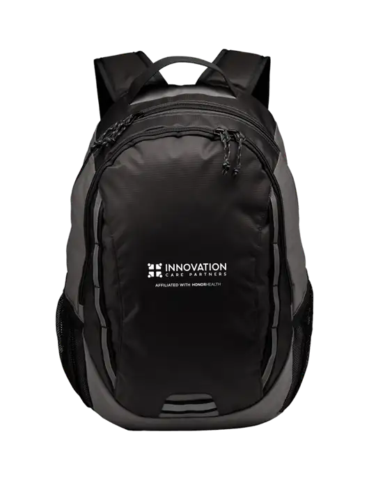 Ridge Charcoal/Dark Charcoal Laptop Backpack w/Innovation Care Partners Logo