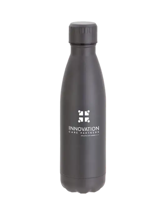 City Go Matte Charcoal 17 oz Insulated Bottle w/Innovation Care Partners Logo