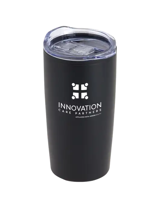 Olympus Black 20 oz Tumbler w/Innovation Care Partners Logo