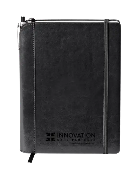 Fabrizio Black Journal 6.375 x 8.375 Combo w/Innovation Care Partners Logo