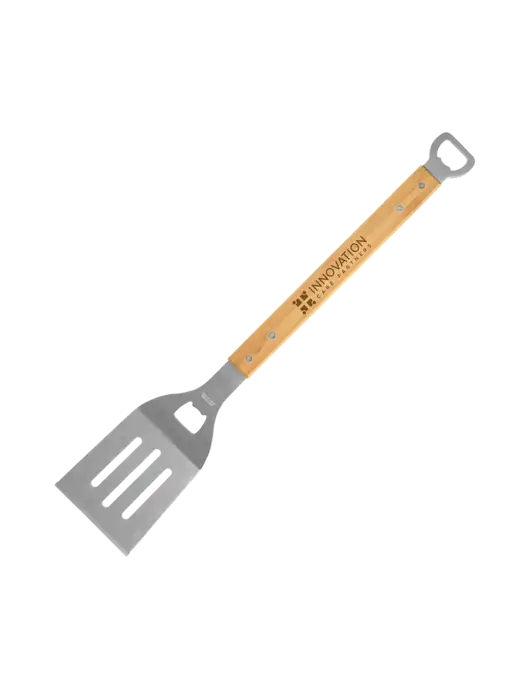 Bamboo BBQ Spatula w/Innovation Care Partners Logo